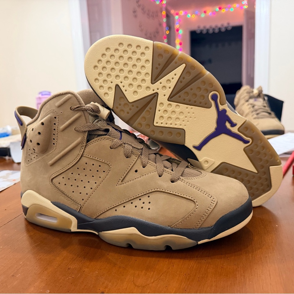 Air Jordan 6 Retro Brown/Kelp Gore-Tex Sneakers New No box 12w/10.5m 10.5w/9M